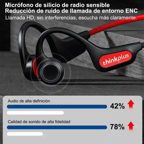 Audifonos de conduccion osea Lenovo X3 Pro con cancelacion de ruido