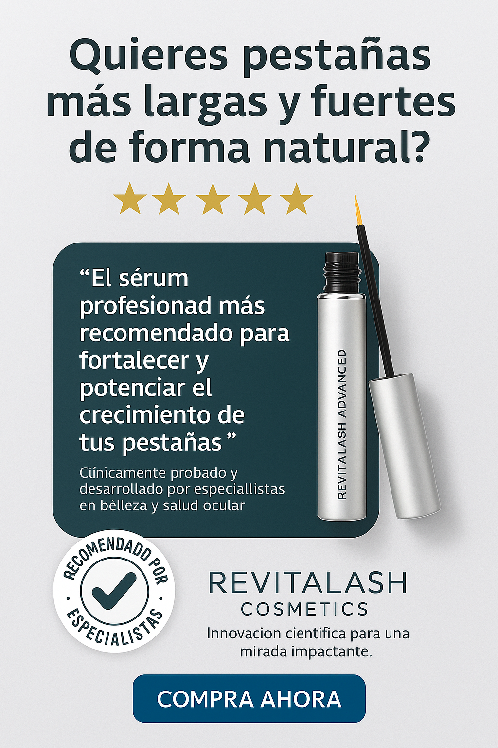 Serum Estimulador Para Crecimiento De Pestañas Y Cejas revitalash advanced