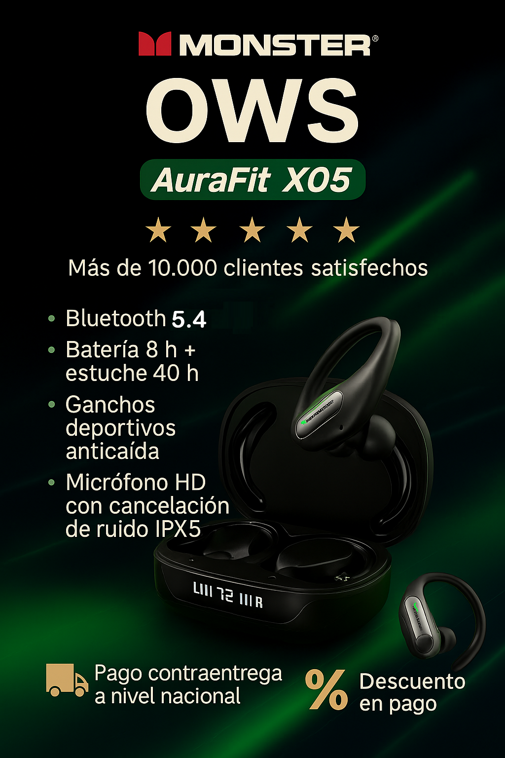 Audifonos monster X05