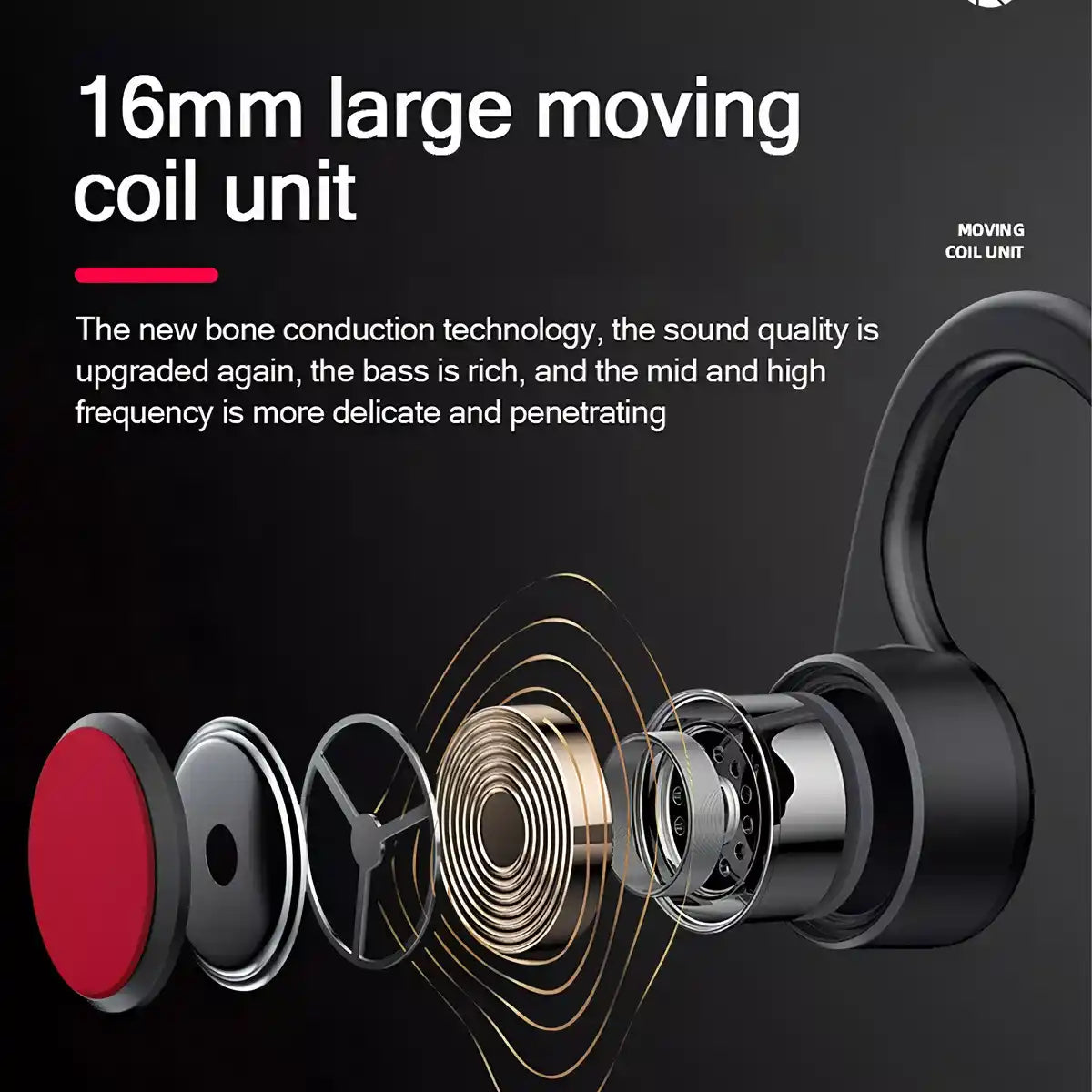 Lenovo X3 Pro audio óseo Bluetooth