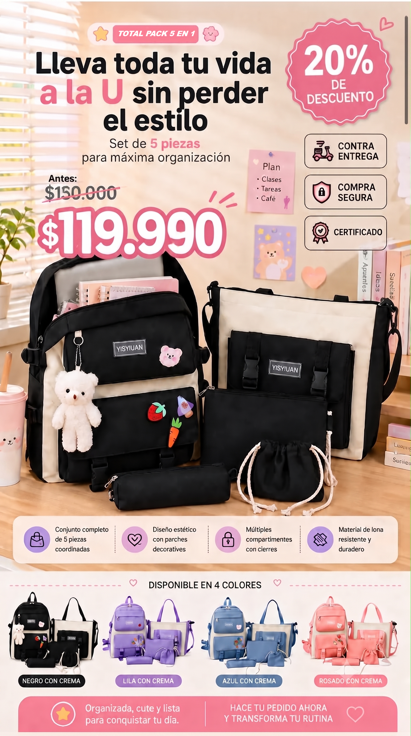 Maleta Total Pack 5