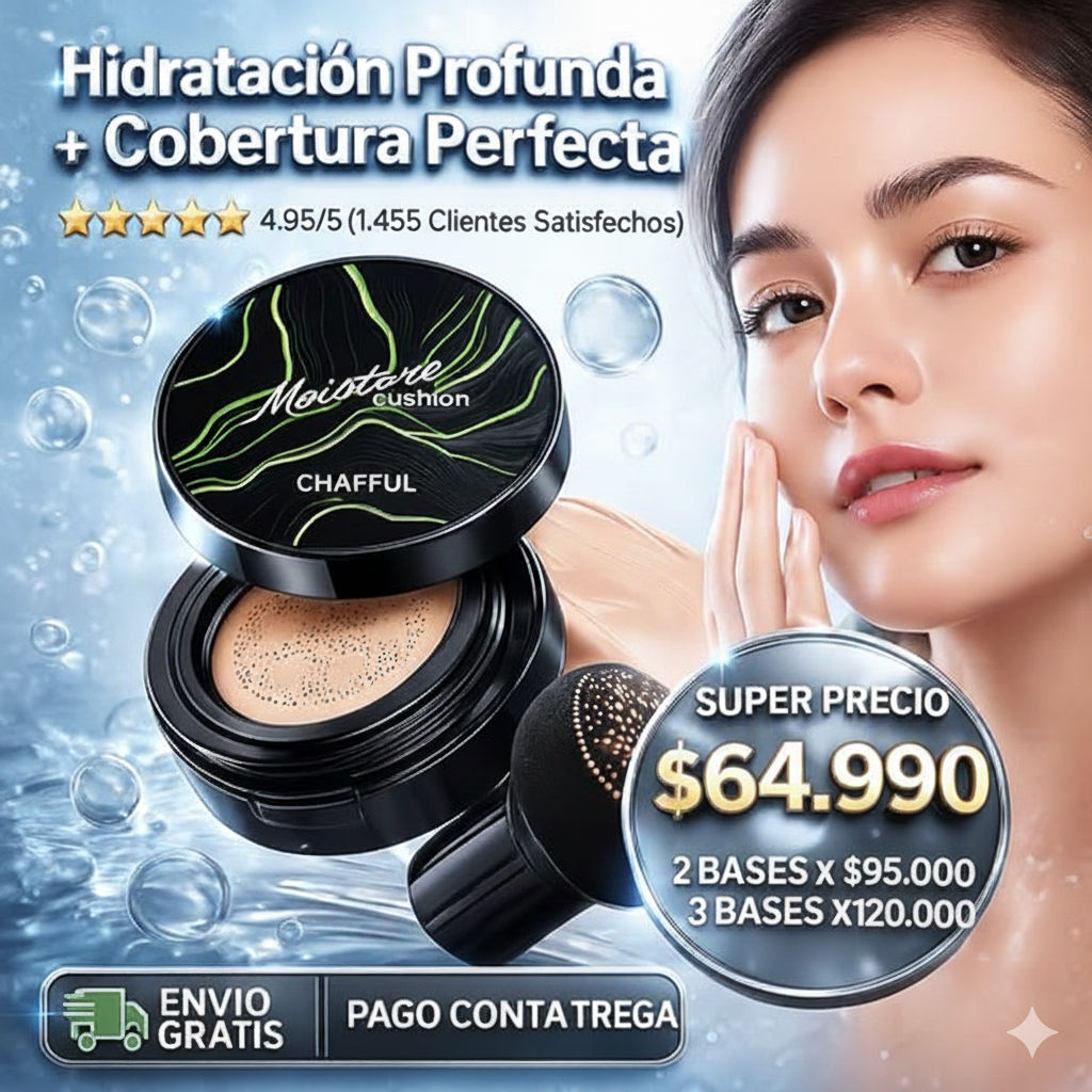 Base viral coreana Moisture Chafful Cushion