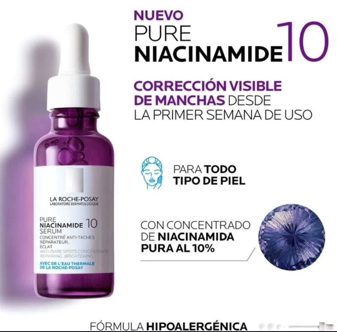 Pure Niacinamide 10 Serum antimanchas de La Roche‑Posay