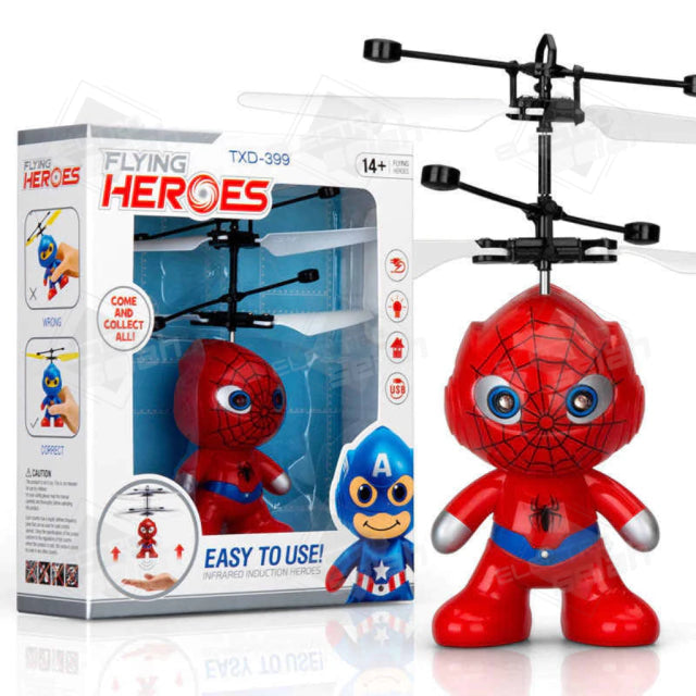 drones para ninos con forma de spirderman