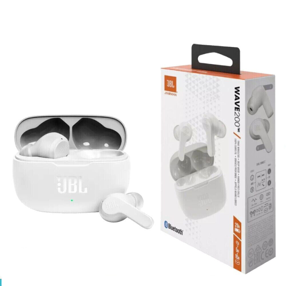 Audífonos JBL Wave 200 blancos