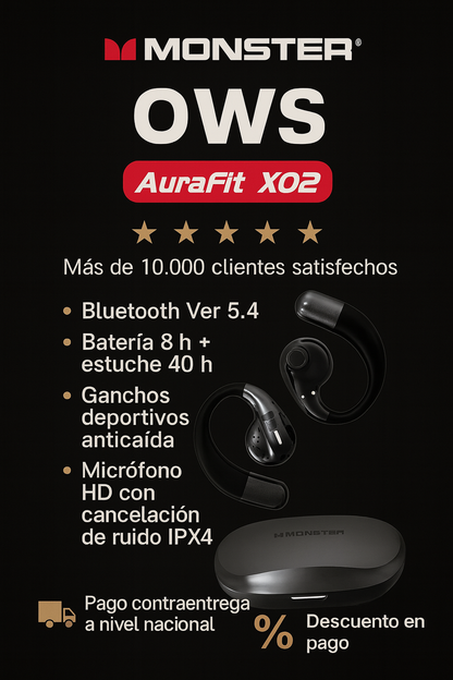 Audifonos moster X02