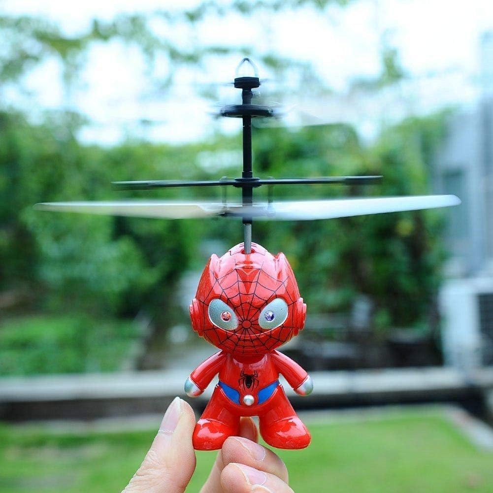 Drone Infantil Spiderman para Niños, diseño colorido y fácil de manejar.