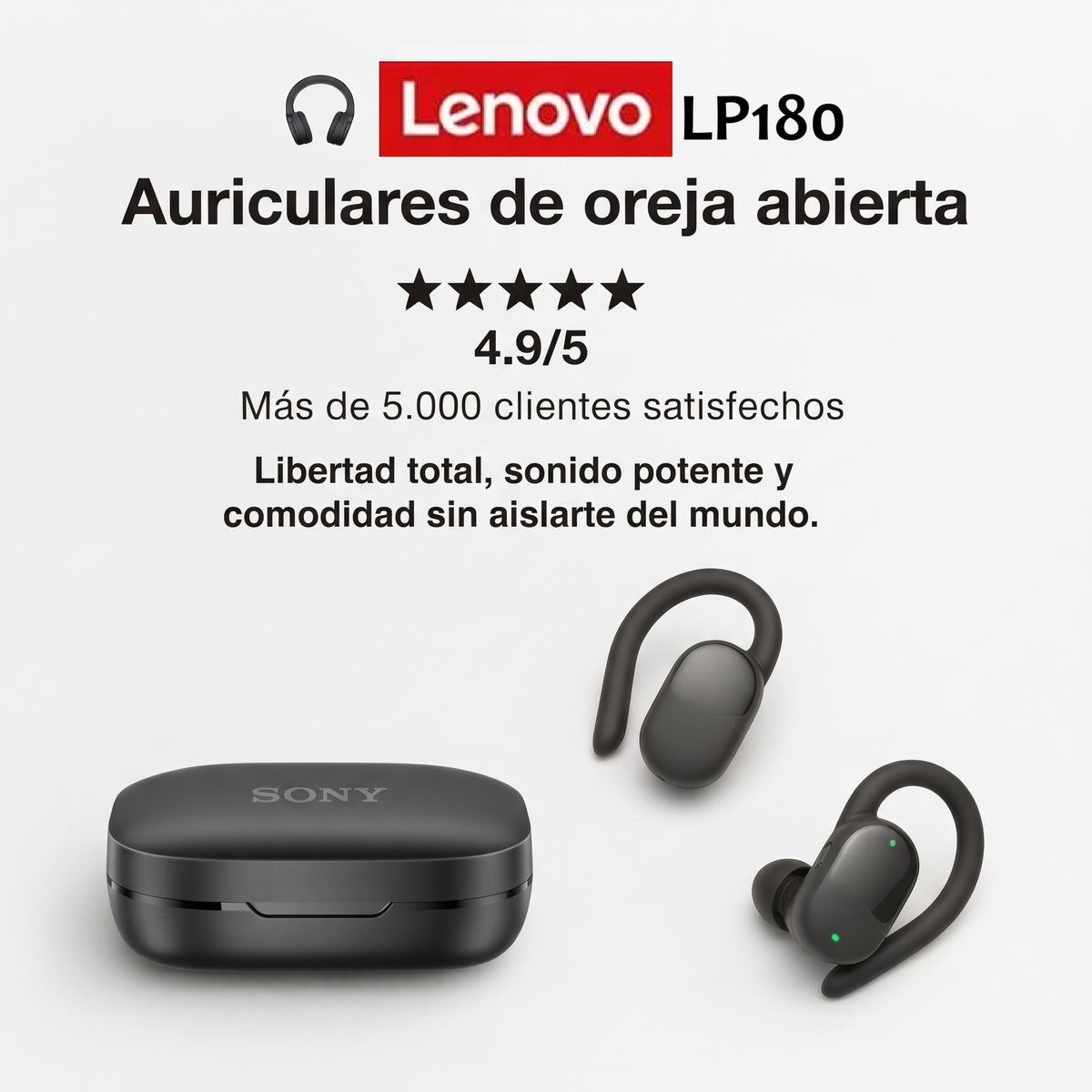 Audifonos LENOVO lp180 True Wireless