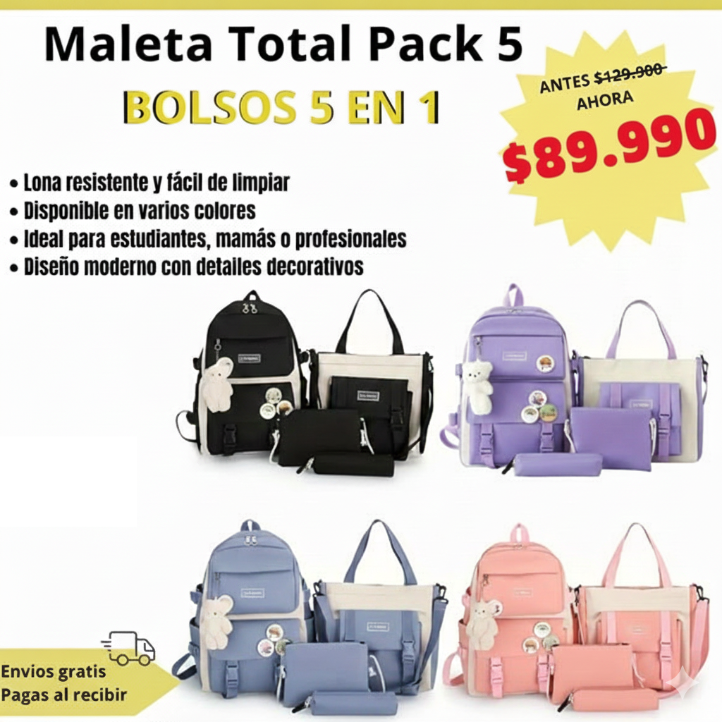 Maleta Total Pack 5