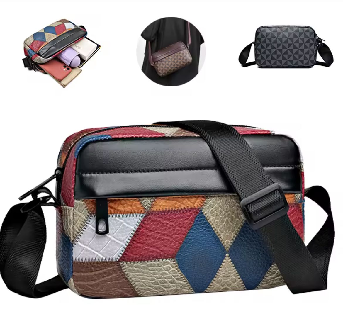 Bolso Mano Libre Hombre Y Mujer Cruzado URBAN CHIC