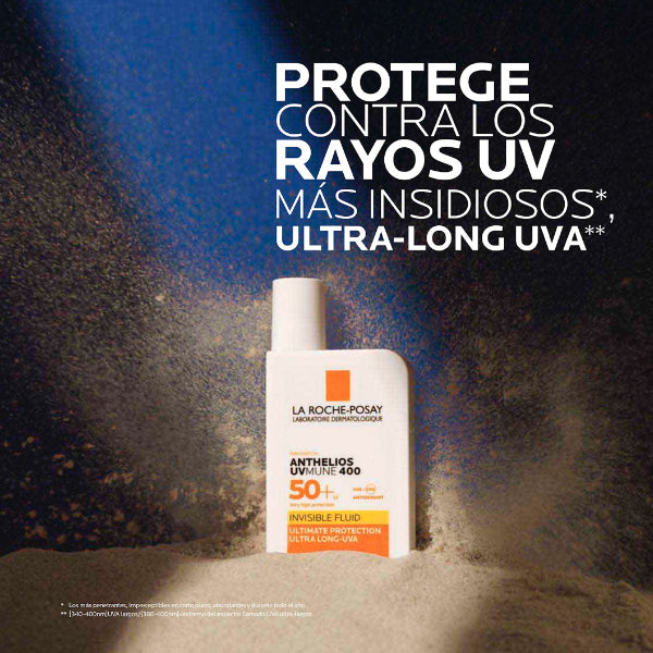  La Roche Posay SPF50+ protector solar invisibl