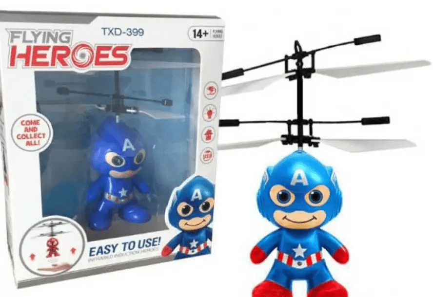 Drones para Niños Capitán América, colorido y fácil de volar.